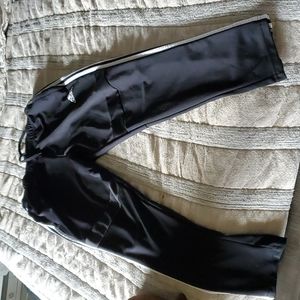 Black adidas joggers